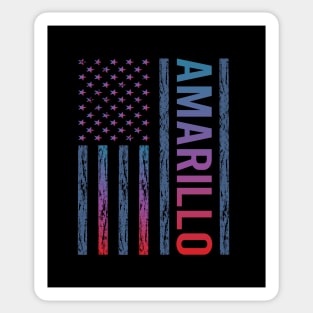 Blue Red Flag - Amarillo Sticker